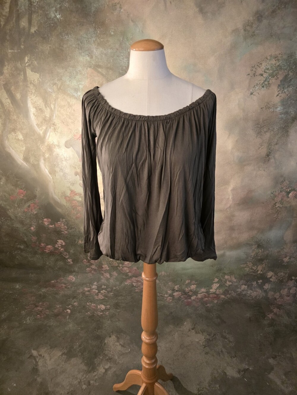 Lascana Green On Or Off The Shoulder Blouse XS